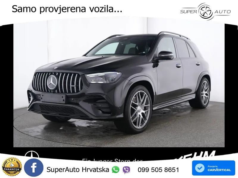 Mercedes AMG GLE 53 (435 KS) EQ Boost 4MATIC+ AMG SPEEDSHIFT TCT 9G LED+GR SJED+ACC