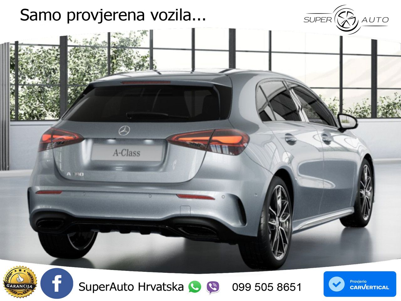 Mercedes-Benz A 180 7G-DCT AMG LED+GR SJED+ACC