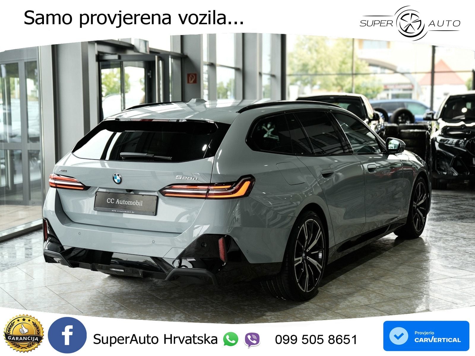 BMW 520d Touring (197 KS) xDrive Steptronic M Sport LED+GR SJED+ACC