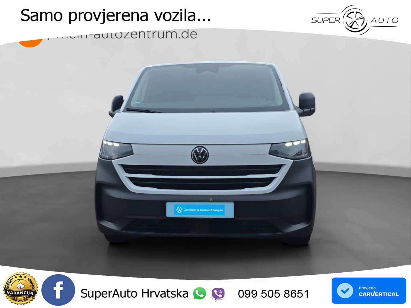 Volkswagen T7 Transporter Kasten 2.0 TDI KR LED Kamera App- 150 KS
