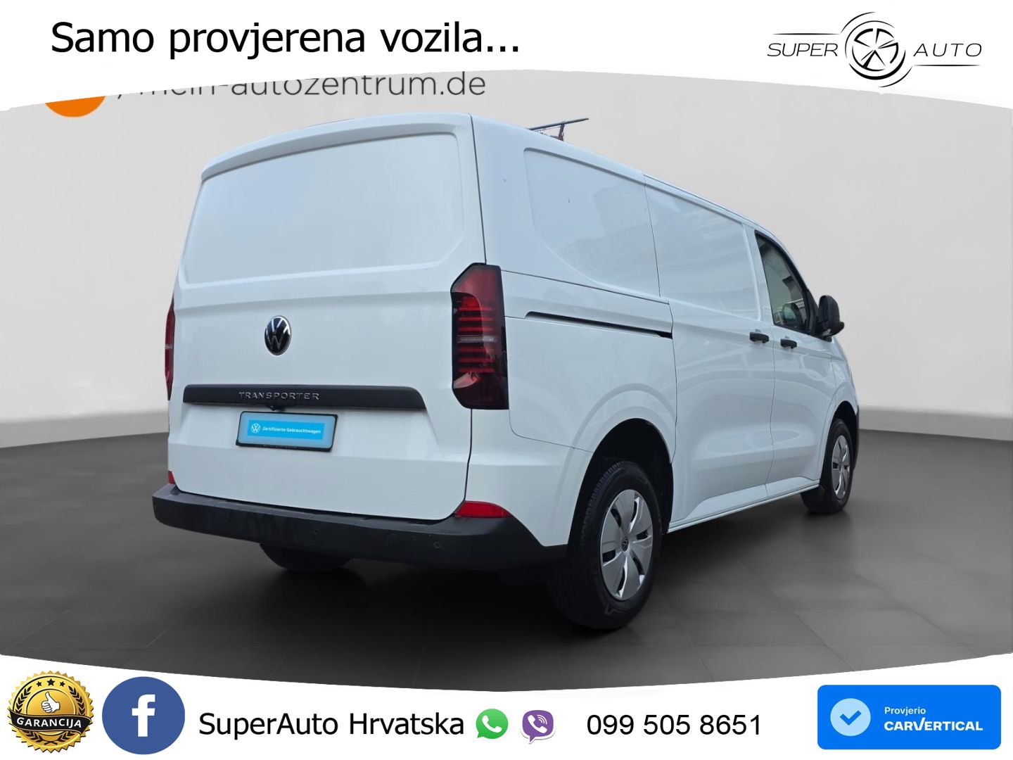Volkswagen T7 Transporter Kasten 2.0 TDI KR LED Kamera App- 150 KS