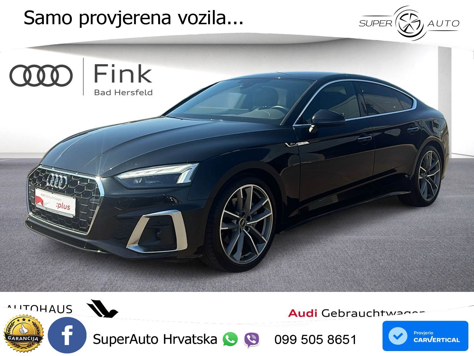 Audi A5 Sportback 40 TDI (204 KS) S tronic S line MATRIX+GR SJED+KAM