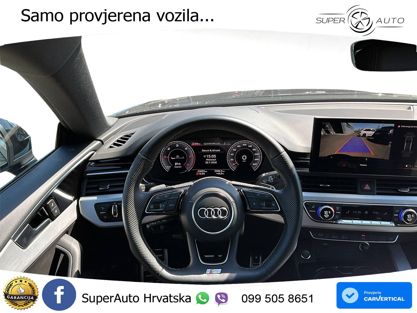 Audi A5 Sportback 40 TDI (204 KS) S tronic S line MATRIX+GR SJED+KAM