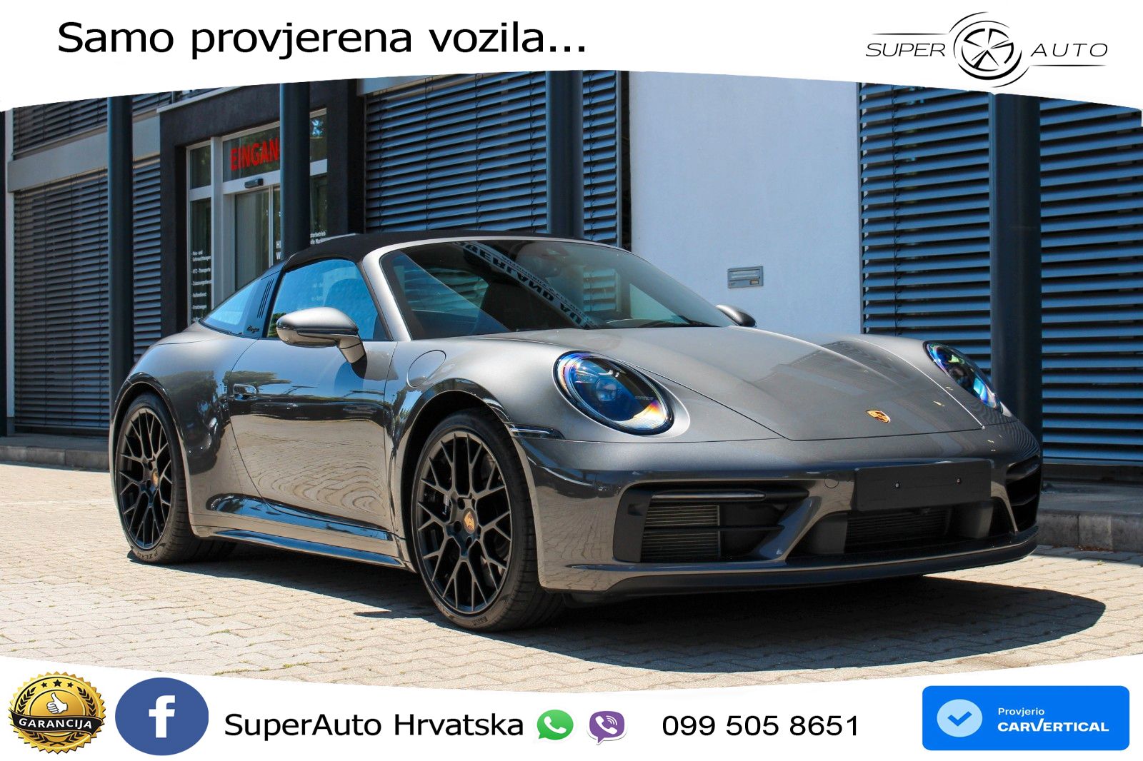 Porsche 911 Targa 4 GTS 3.0 (480 KS) PDK