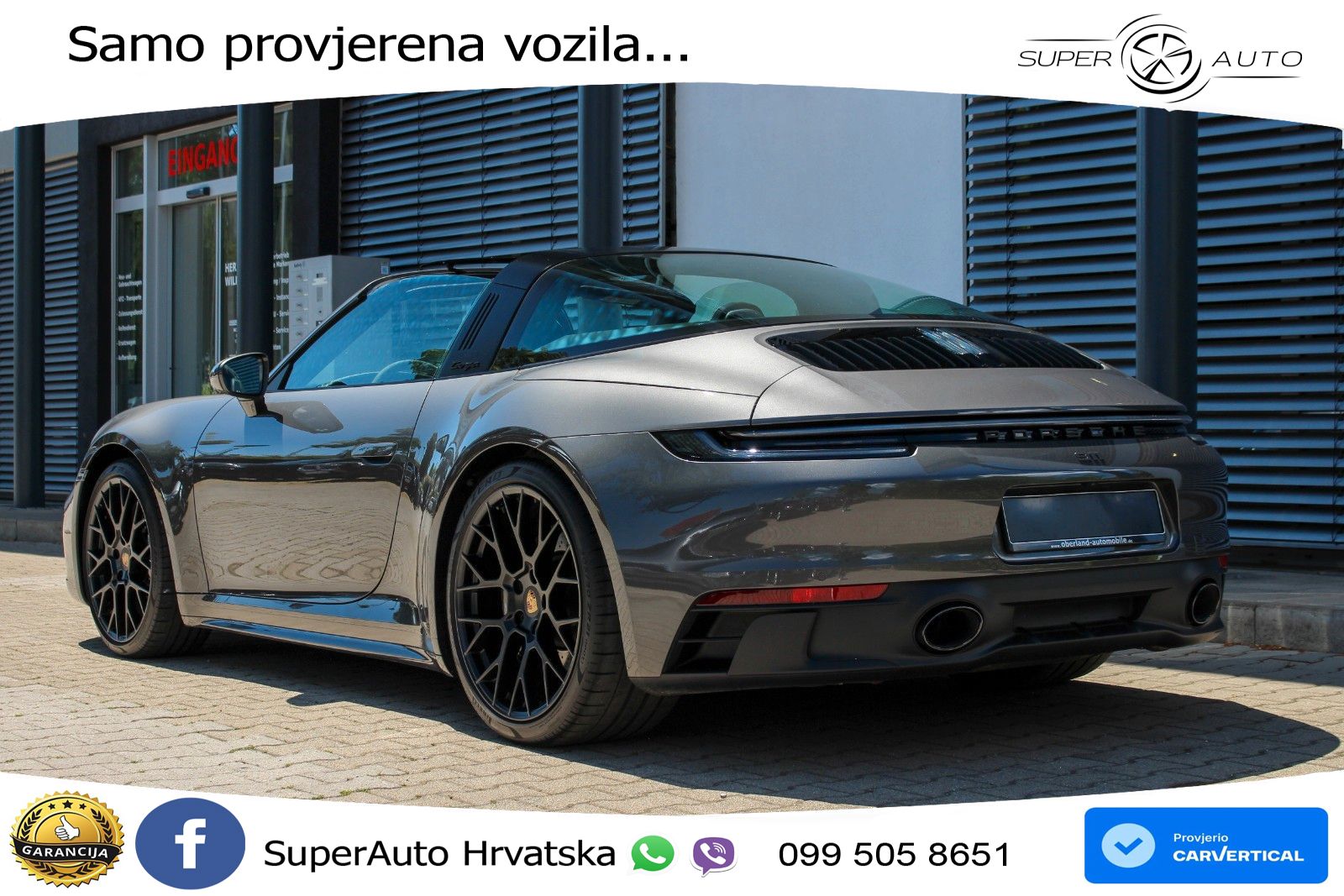 Porsche 911 Targa 4 GTS 3.0 (480 KS) PDK