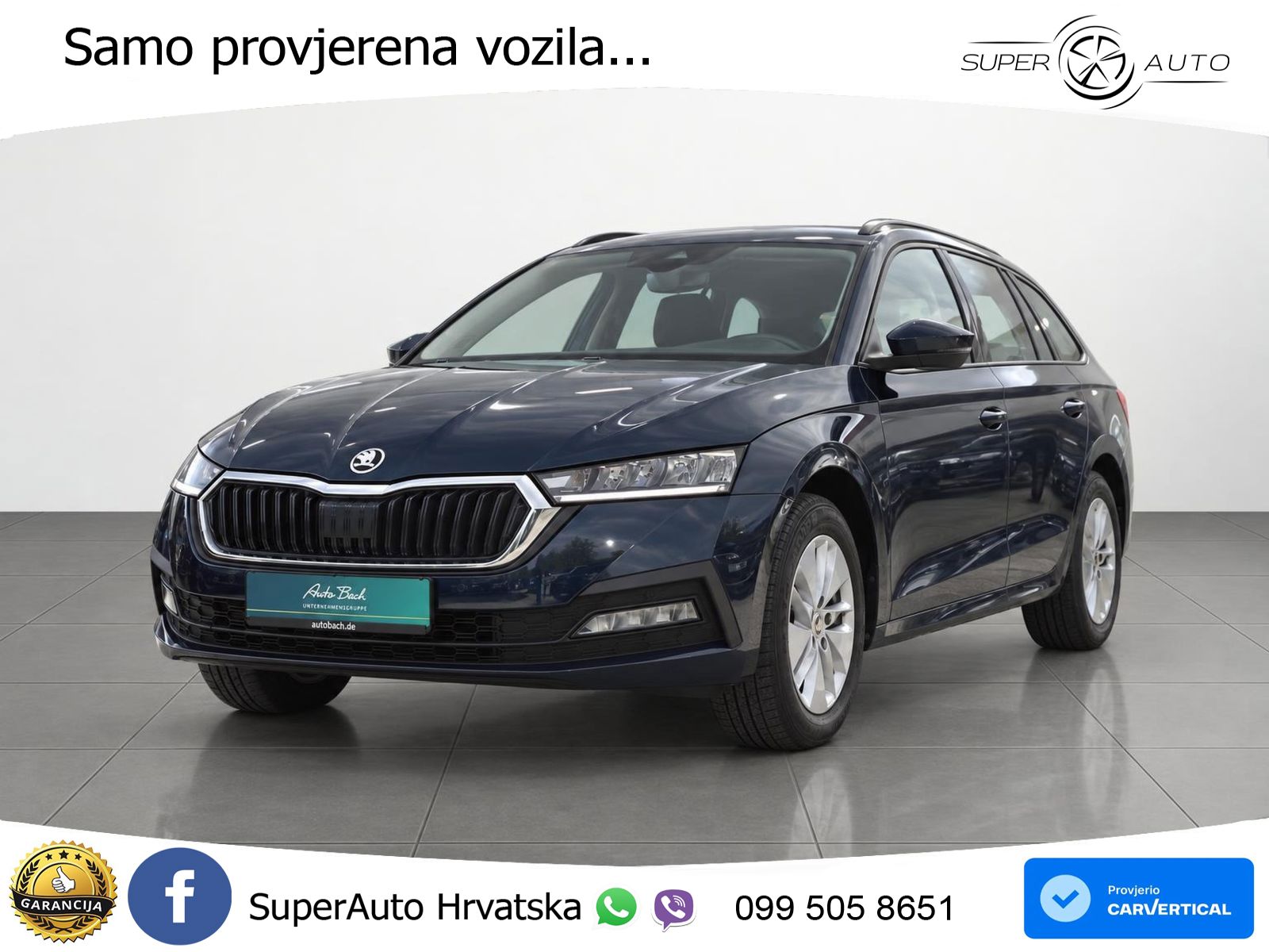 Škoda Octavia Combi 1.5 TSI (150 KS) LED+GR SJED+ACC