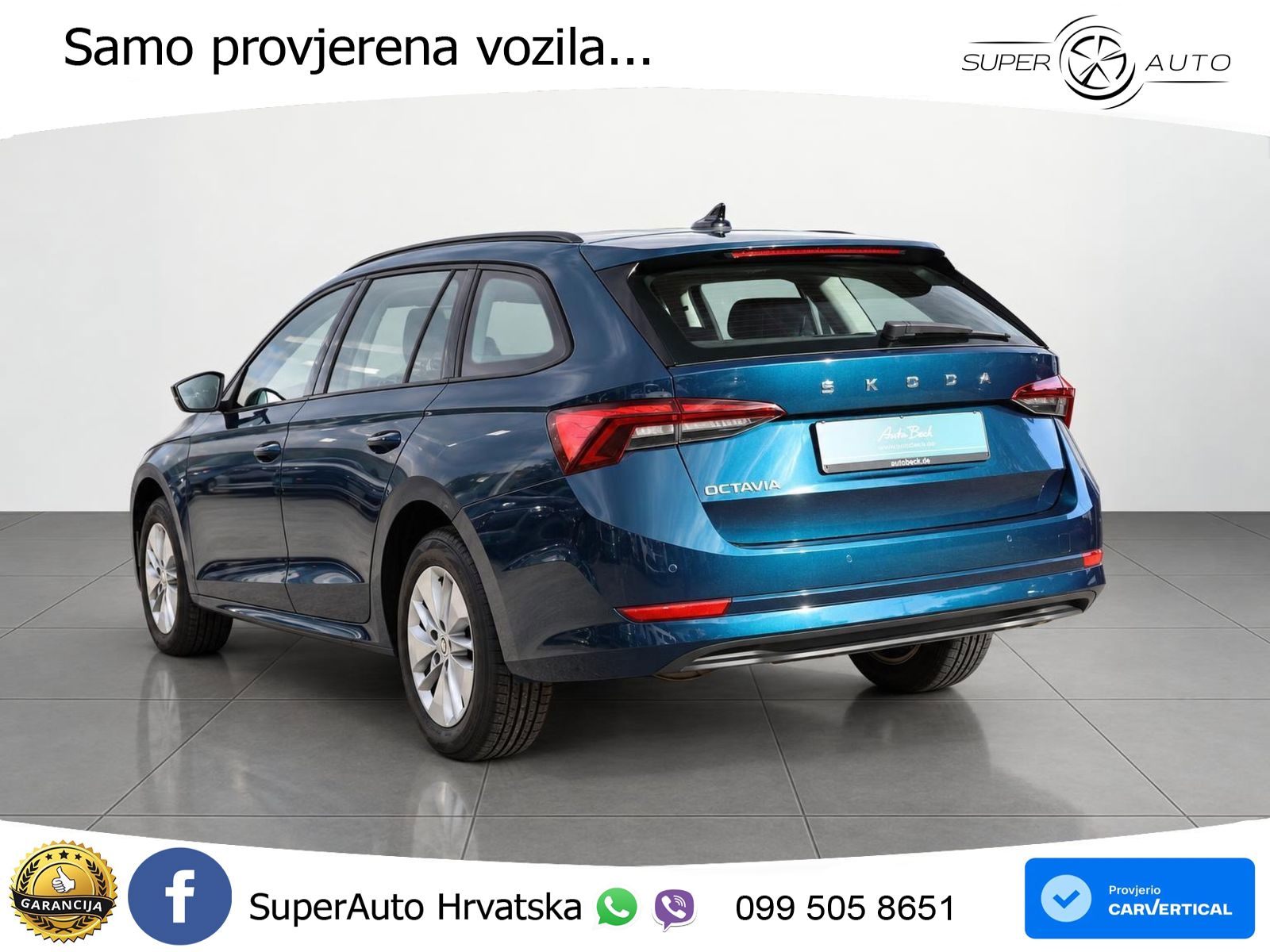 Škoda Octavia Combi 1.5 TSI (150 KS) LED+GR SJED+ACC