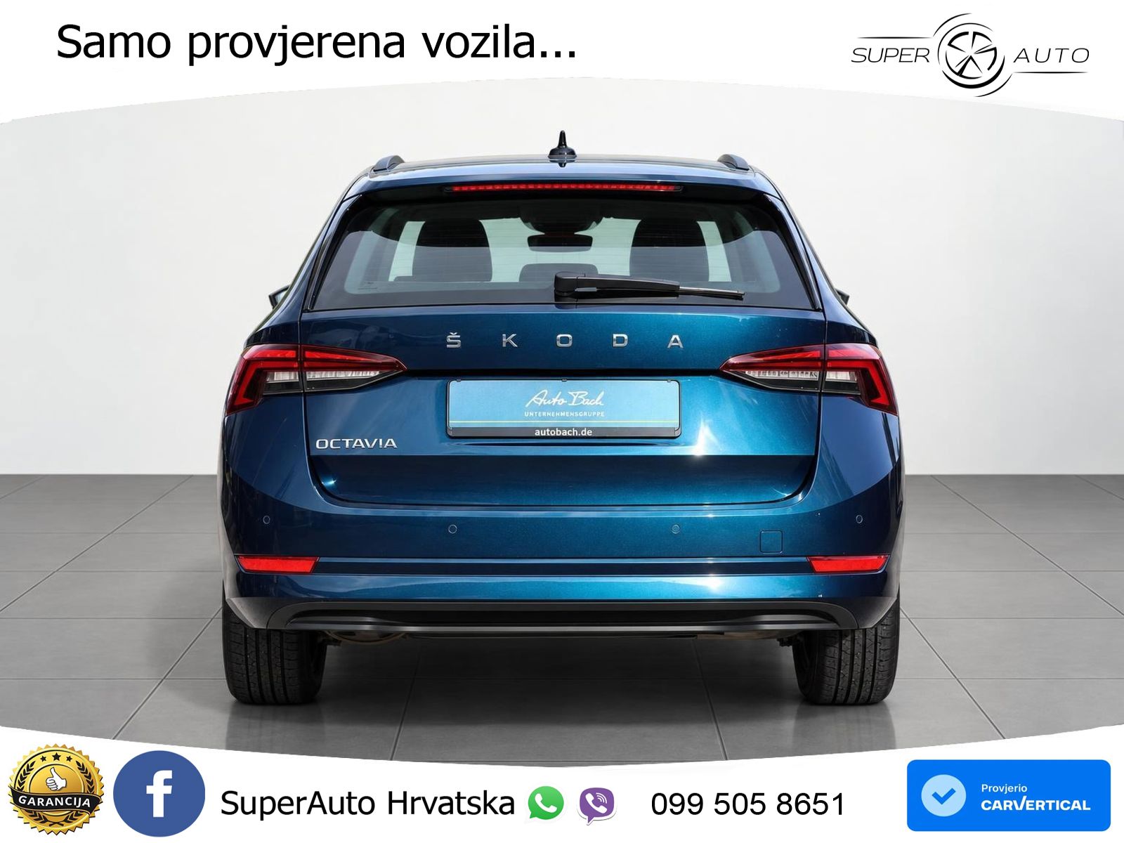 Škoda Octavia Combi 1.5 TSI (150 KS) LED+GR SJED+ACC