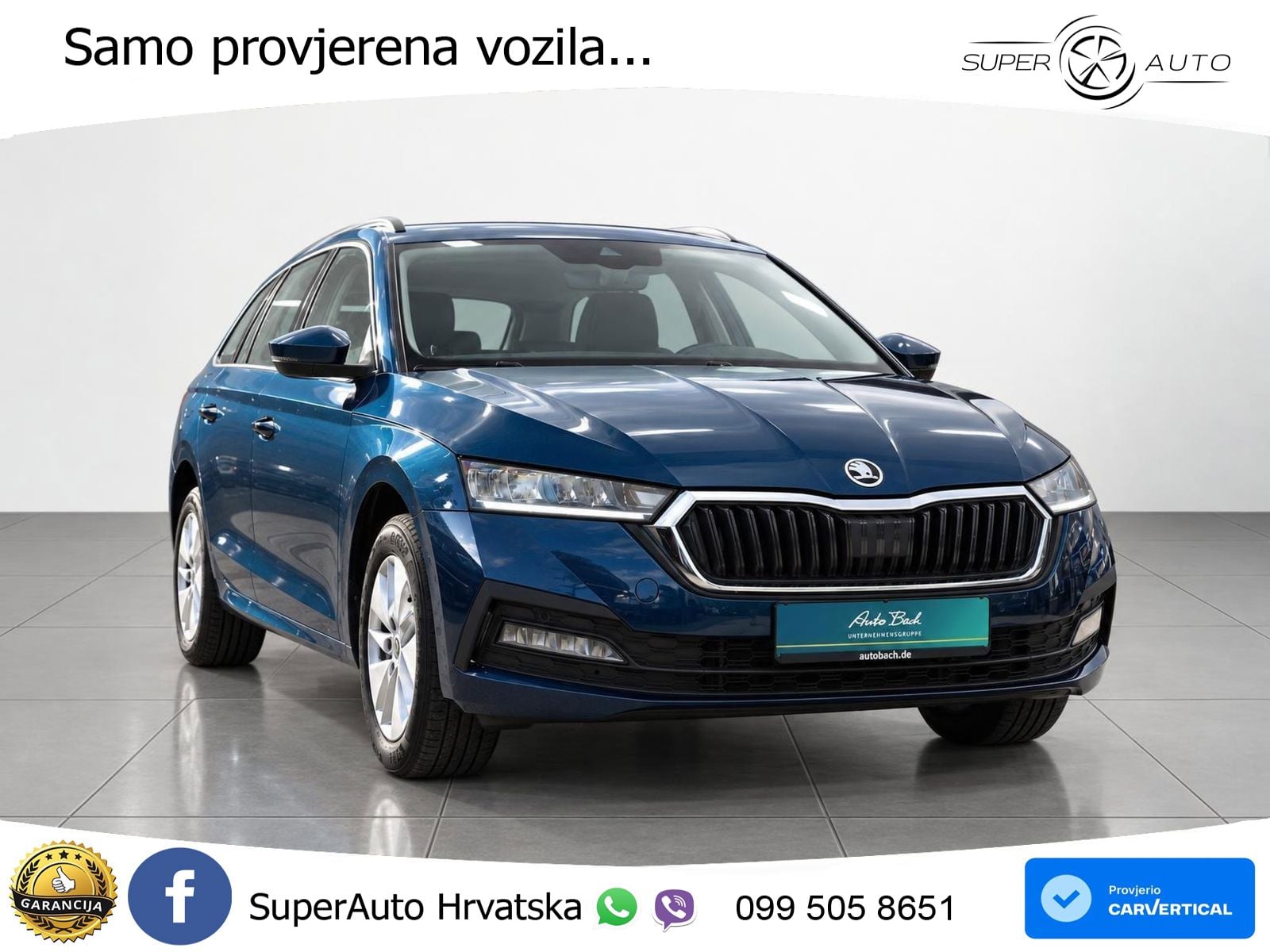 Škoda Octavia Combi 1.5 TSI (150 KS) LED+GR SJED+ACC
