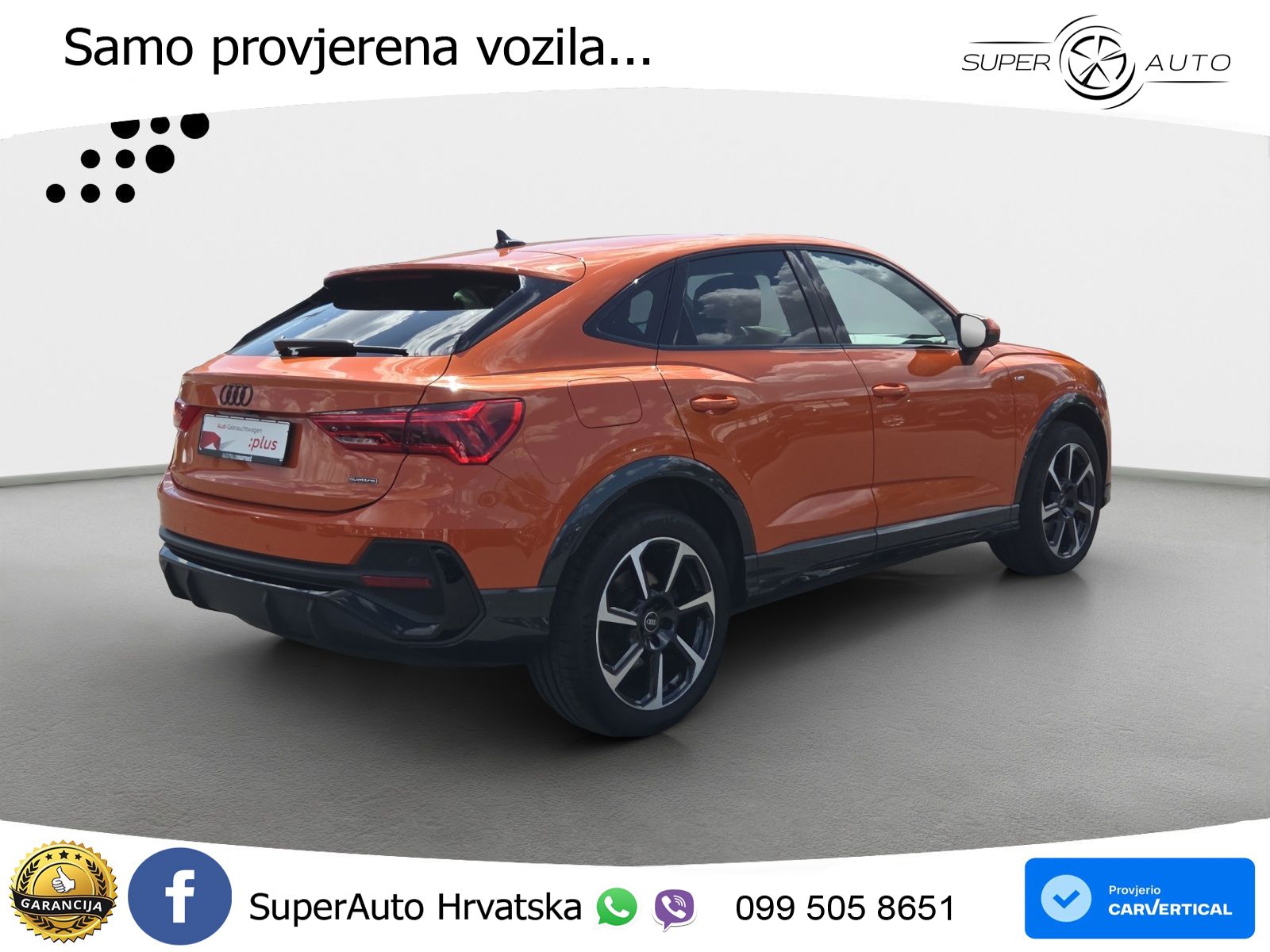 Audi Q3 Sportback 40 TDI (200 KS) quattro S tronic S line LED+GR SJED+ACC