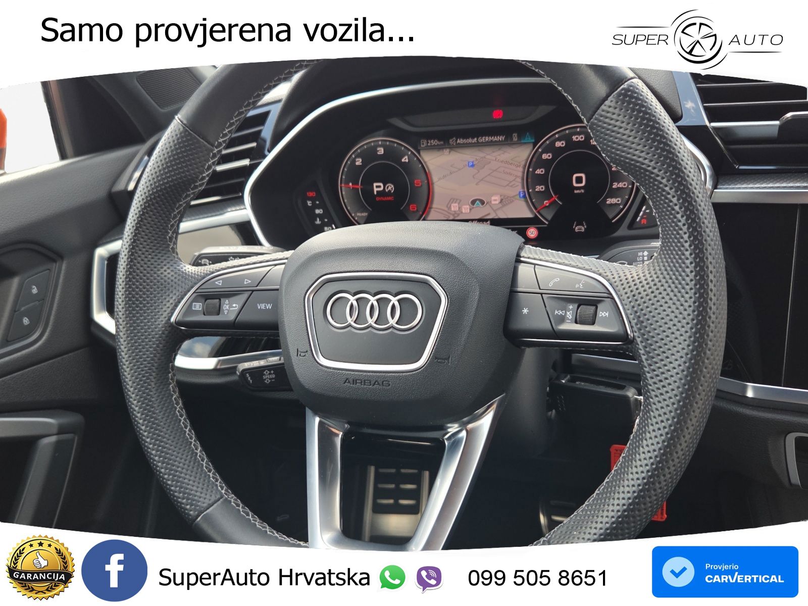 Audi Q3 Sportback 40 TDI (200 KS) quattro S tronic S line LED+GR SJED+ACC