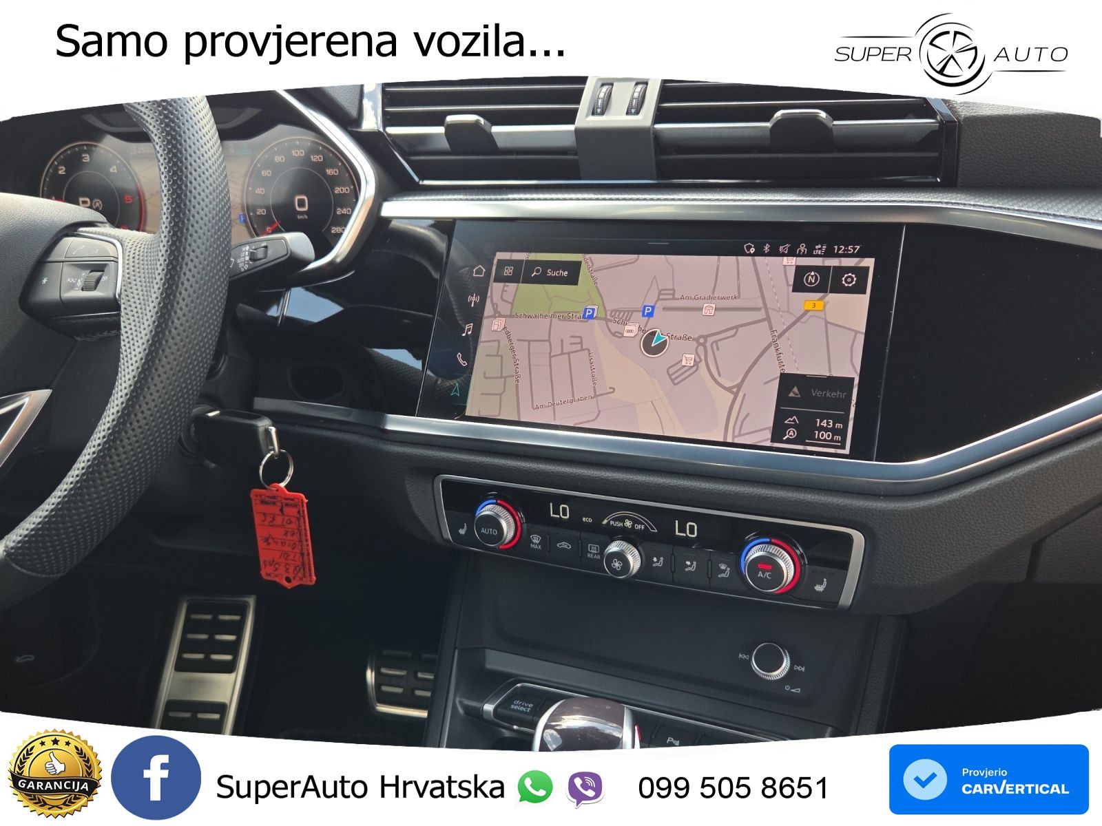 Audi Q3 Sportback 40 TDI (200 KS) quattro S tronic S line LED+GR SJED+ACC