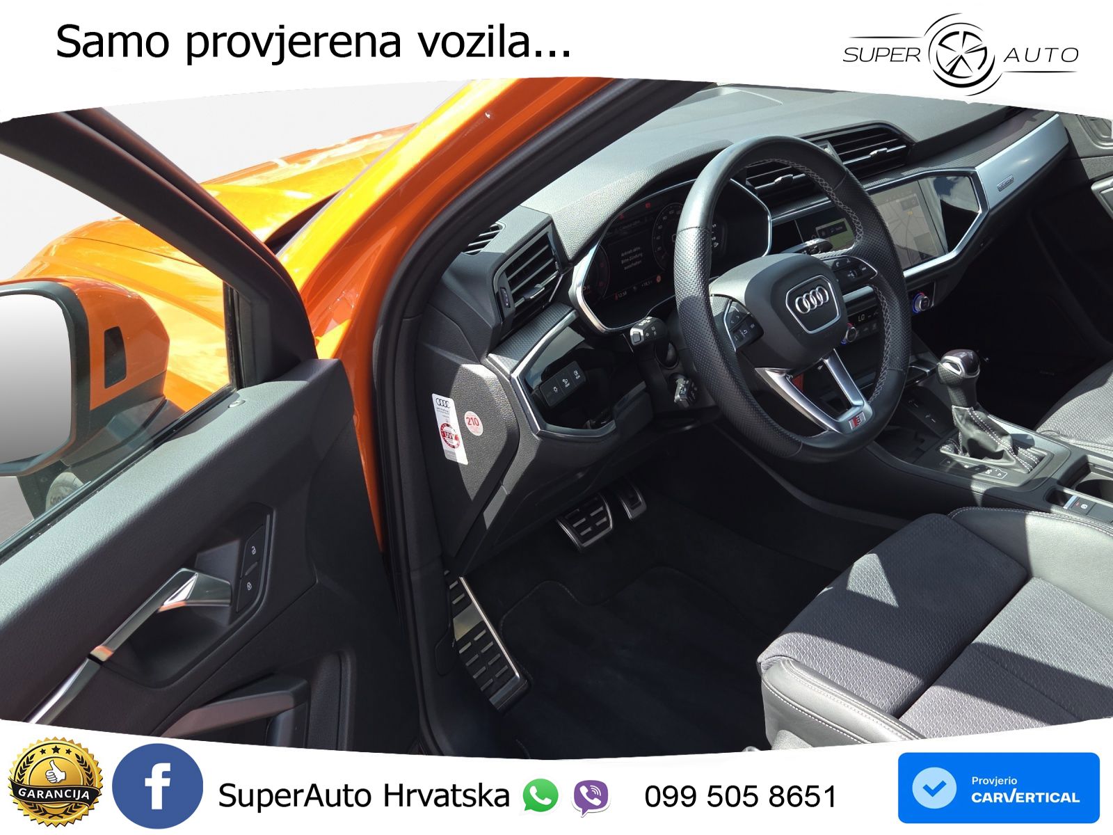 Audi Q3 Sportback 40 TDI (200 KS) quattro S tronic S line LED+GR SJED+ACC