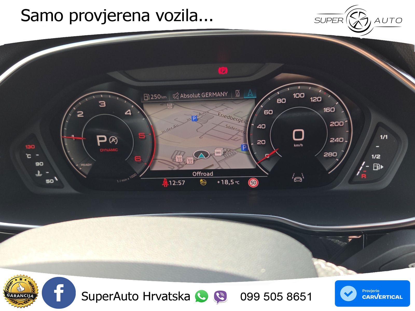 Audi Q3 Sportback 40 TDI (200 KS) quattro S tronic S line LED+GR SJED+ACC