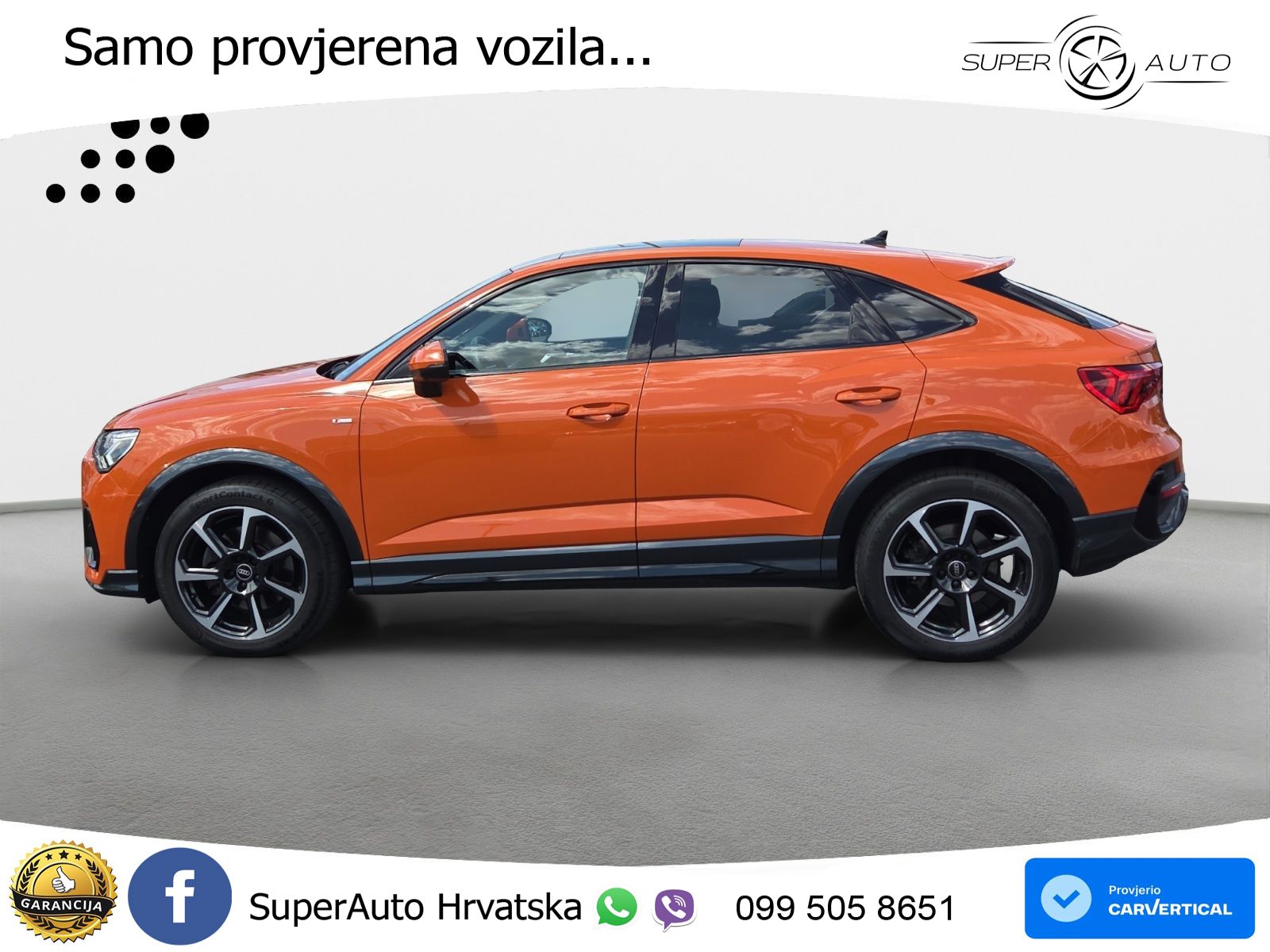 Audi Q3 Sportback 40 TDI (200 KS) quattro S tronic S line LED+GR SJED+ACC
