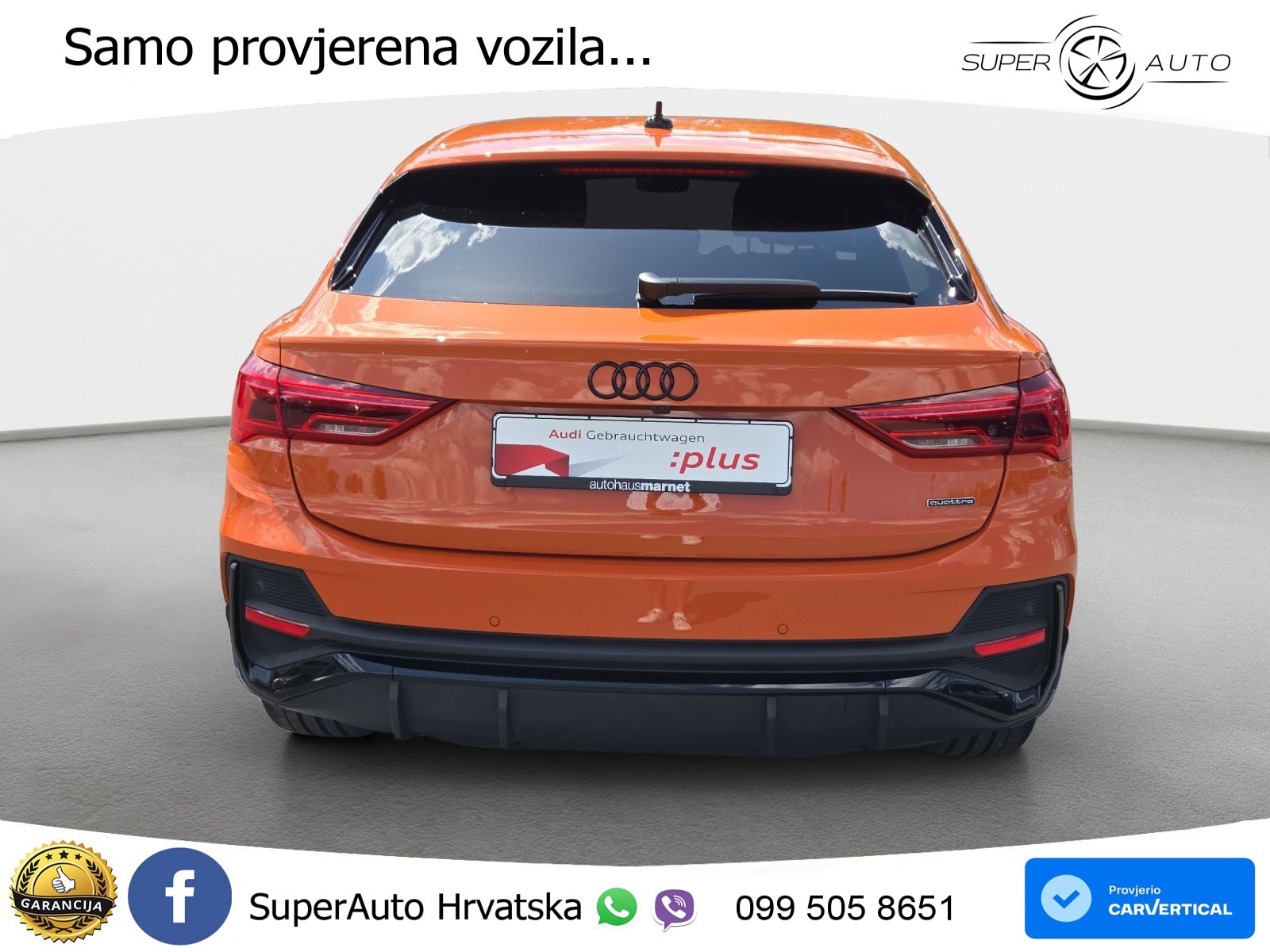 Audi Q3 Sportback 40 TDI (200 KS) quattro S tronic S line LED+GR SJED+ACC