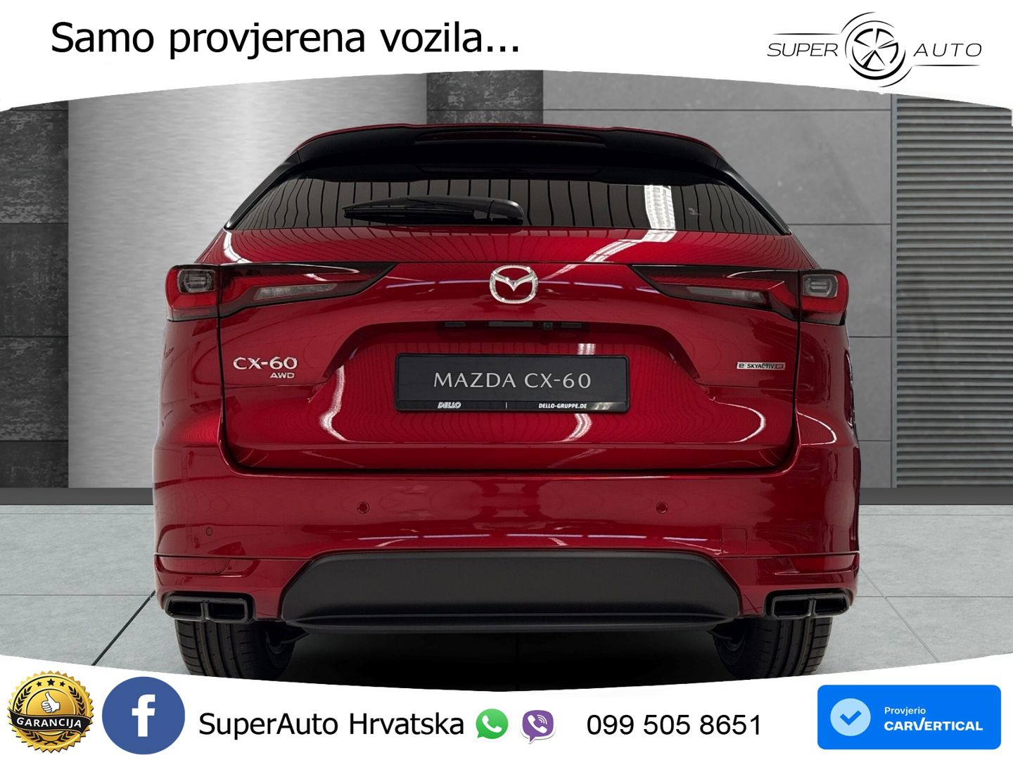 Mazda CX-60 3.3 e-Skyactiv D (254 KS) AWD Automatic MATRIX+GR SJED+KAM
