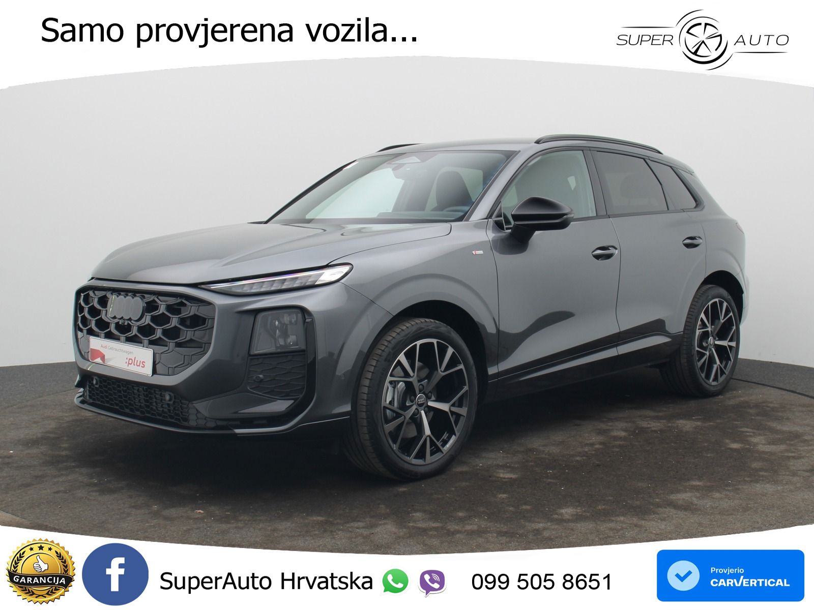 Audi Q3 2.0 TFSI (204 KS) quattro S tronic S line MATRIX+GR SJED+KAM