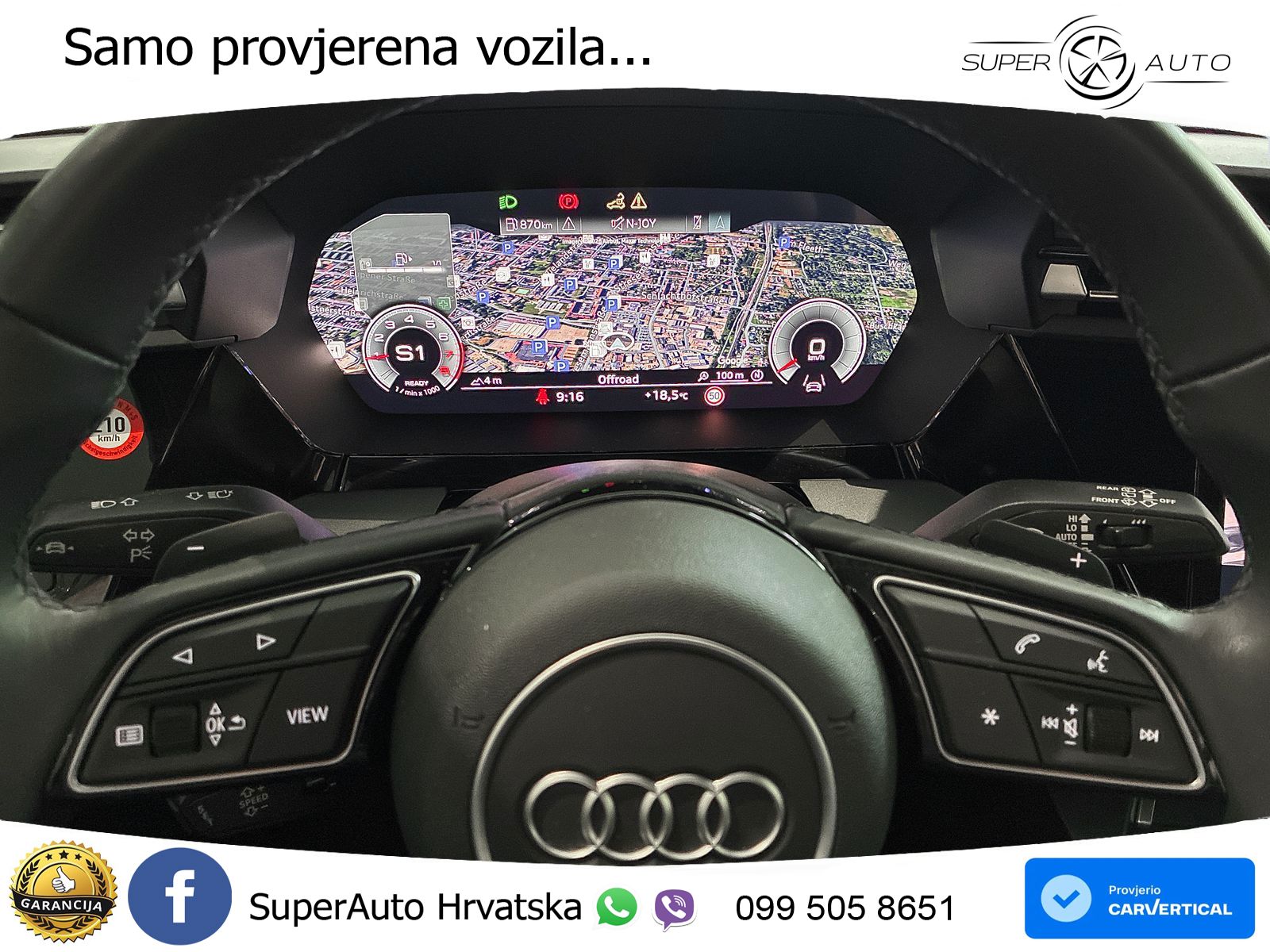 Audi A3 Sportback 30 TFSI (116 KS) Mild Hybrid S tronic LED+GR SJED+ACC
