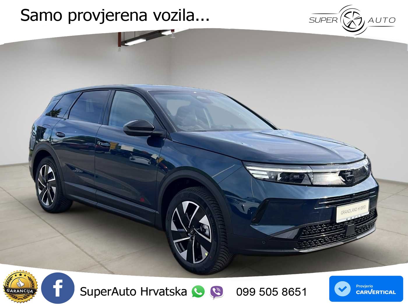 Opel Grandland 1.2 Turbo (145 KS) Hybrid eDCT GS LED+GR SJED+ACC