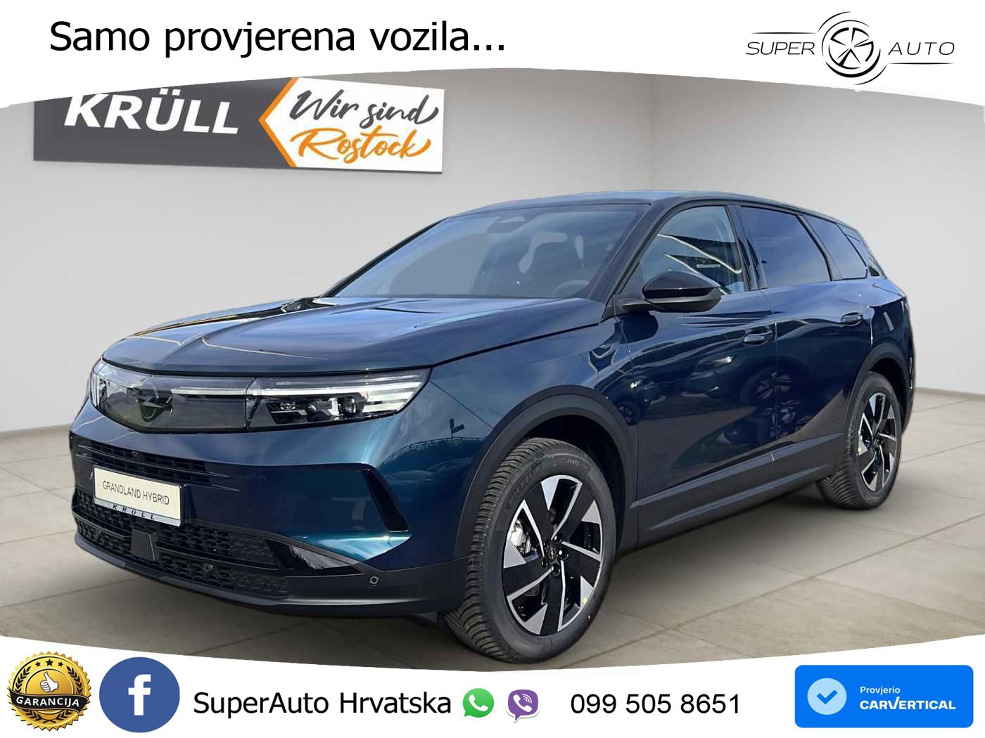 Opel Grandland 1.2 Turbo (145 KS) Hybrid eDCT GS LED+GR SJED+ACC