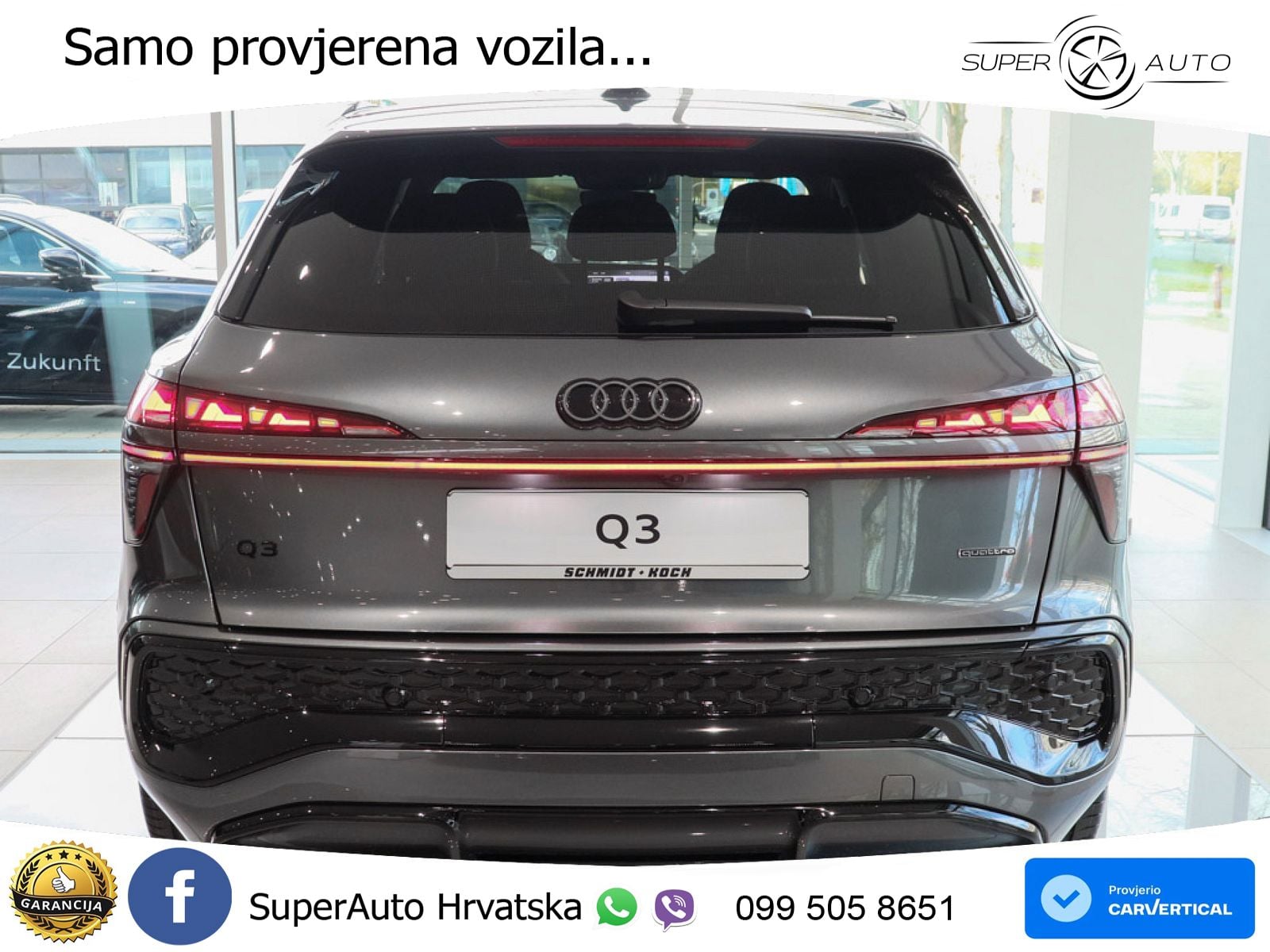 Audi Q3 2.0 TFSI (265 KS) quattro S tronic S line LED+GR SJED+ACC