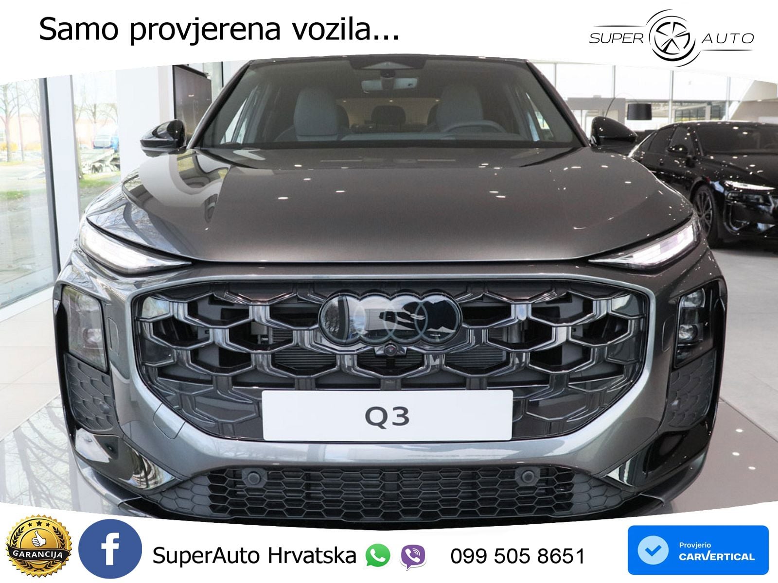 Audi Q3 2.0 TFSI (265 KS) quattro S tronic S line LED+GR SJED+ACC