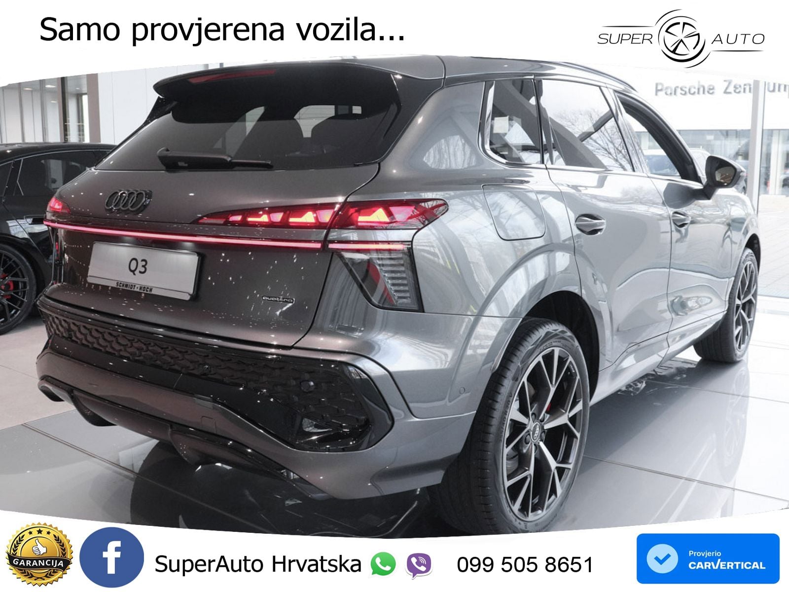Audi Q3 2.0 TFSI (265 KS) quattro S tronic S line LED+GR SJED+ACC
