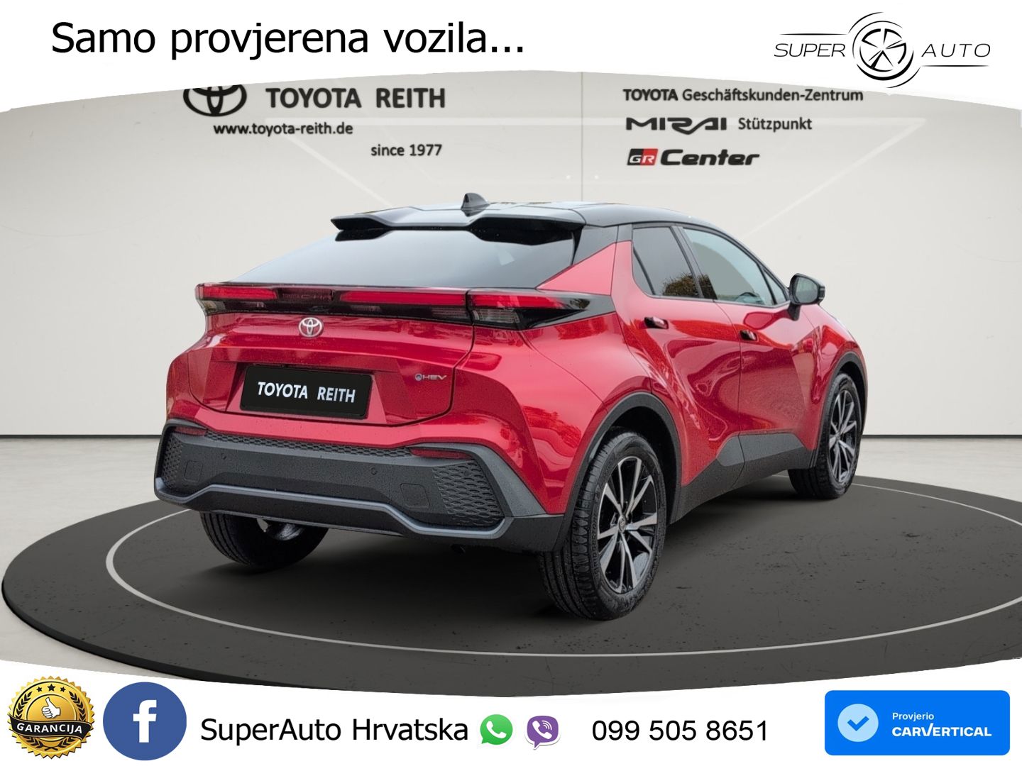 Toyota C-HR 1.8 (140 KS) Hybrid e-CVT Teamplayer LED+GR SJED+ACC