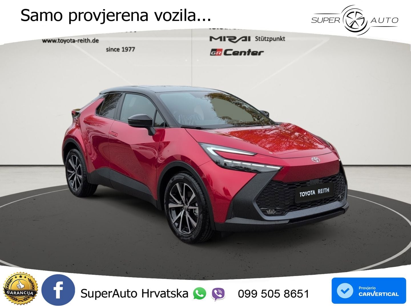 Toyota C-HR 1.8 (140 KS) Hybrid e-CVT Teamplayer LED+GR SJED+ACC