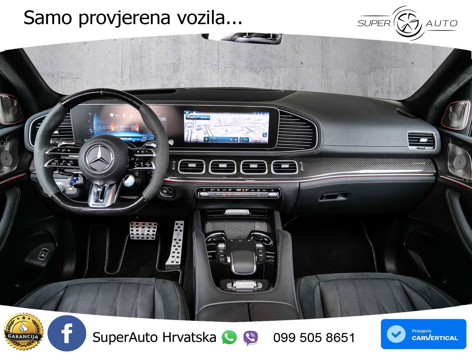Mercedes-Benz GLS AMG GLS 63 V8 EQ Boost 4MATIC+ TCT LED+GR SJED+ACC