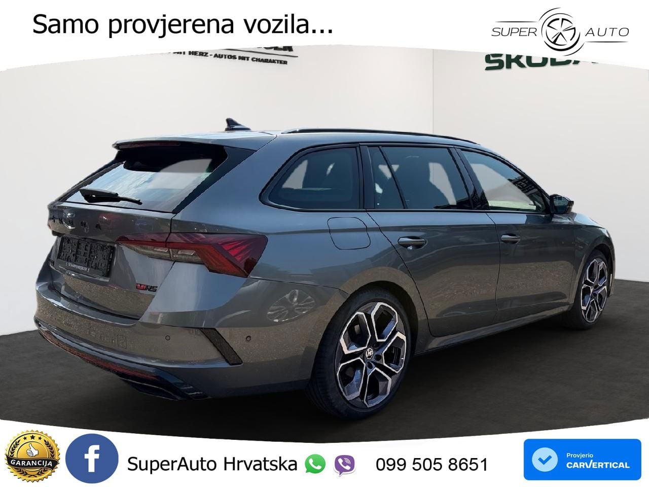 Škoda Octavia Combi RS 2.0 TDI (200 KS) DSG LED+GR SJED+ACC