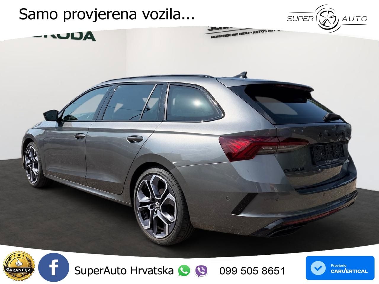 Škoda Octavia Combi RS 2.0 TDI (200 KS) DSG LED+GR SJED+ACC