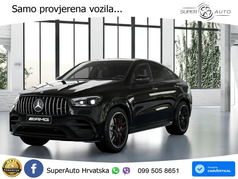 Mercedes AMG GLE Coupe 63 S V8 (612 KS) EQ Boost 4MATIC+ AMG SPEEDSHIFT TCT 9G ACC+HEAD+GR SJED+360+PANO