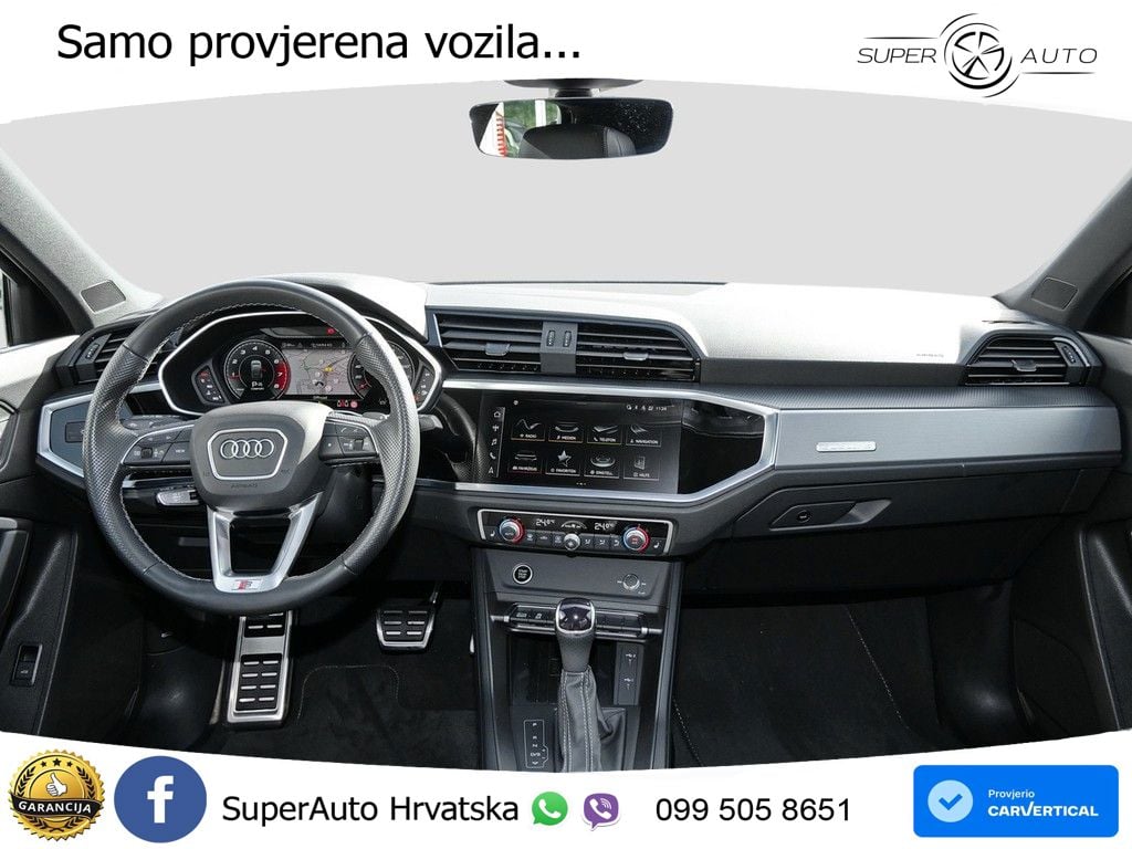 Audi Q3 Sportback 40 TFSI (190 KS) quattro S tronic S line LED+GR SJED+ACC