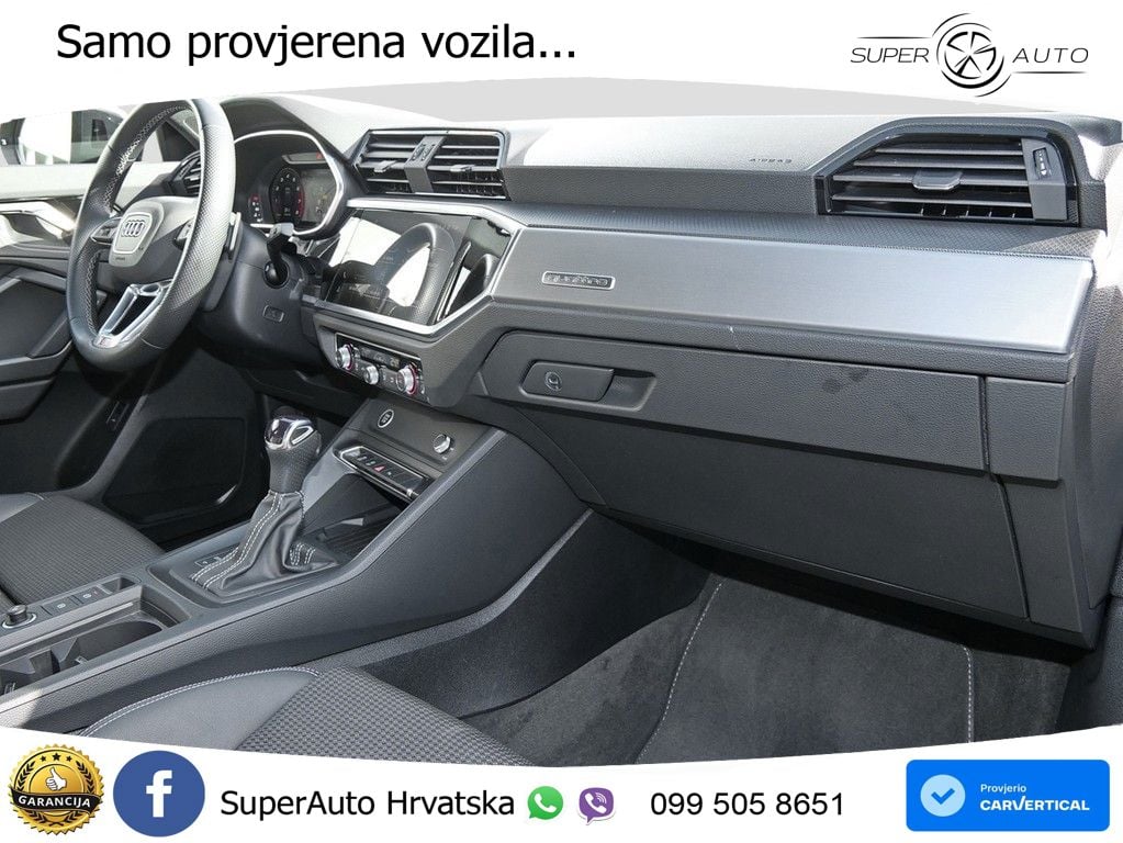 Audi Q3 Sportback 40 TFSI (190 KS) quattro S tronic S line LED+GR SJED+ACC