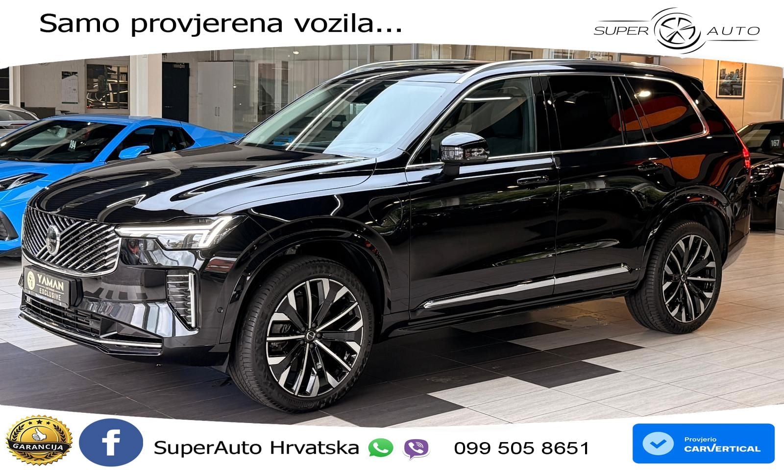 Volvo XC90 2.0 T8 AWD Automatic ACC+HEAD+4xGR SJED+360+PANO