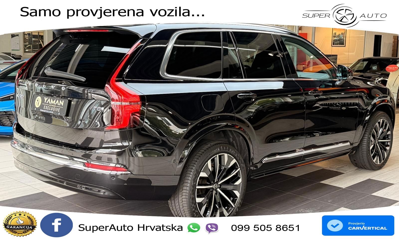 Volvo XC90 2.0 T8 AWD Automatic ACC+HEAD+4xGR SJED+360+PANO