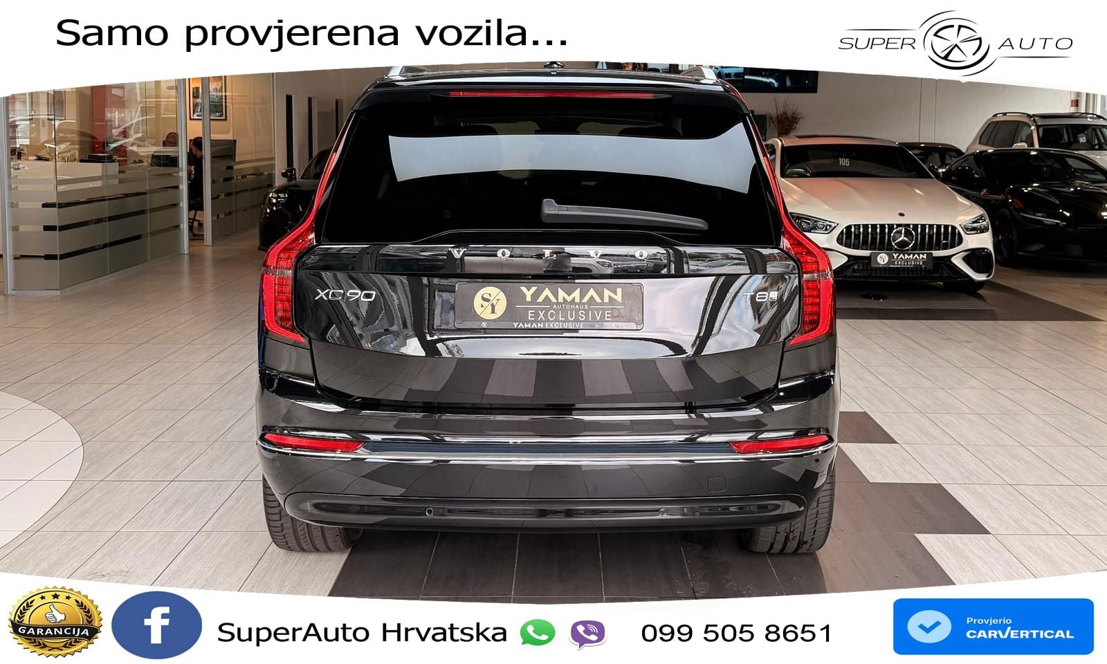 Volvo XC90 2.0 T8 AWD Automatic ACC+HEAD+4xGR SJED+360+PANO