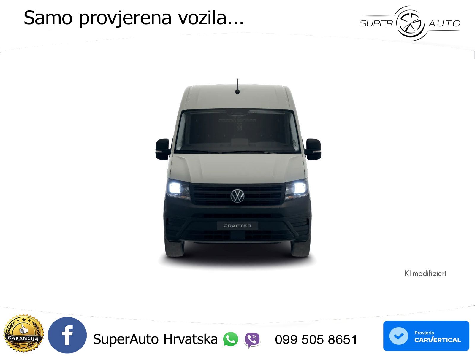 Volkswagen Crafter 35 LR 2,0l TDI L3H2 KLIMA KAM AHK 140 KS
