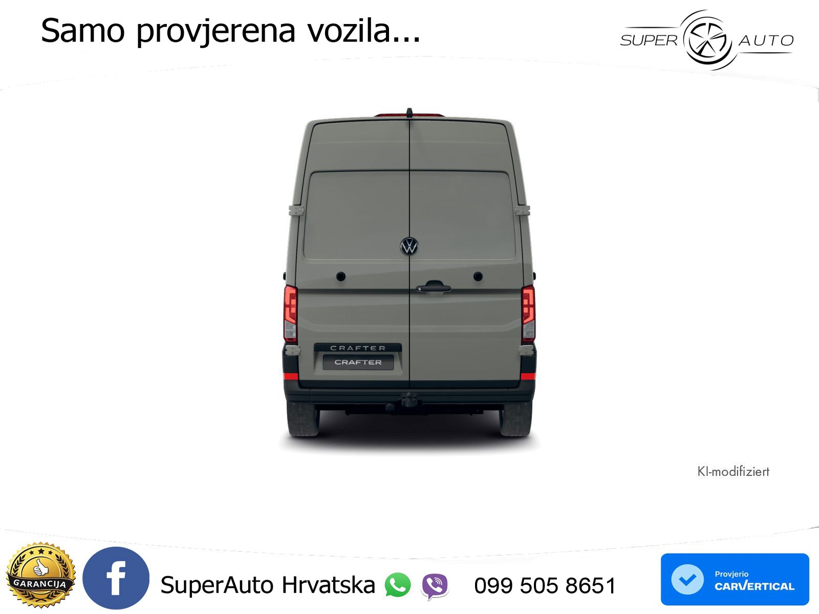 Volkswagen Crafter 35 LR 2,0l TDI L3H2 KLIMA KAM AHK 140 KS