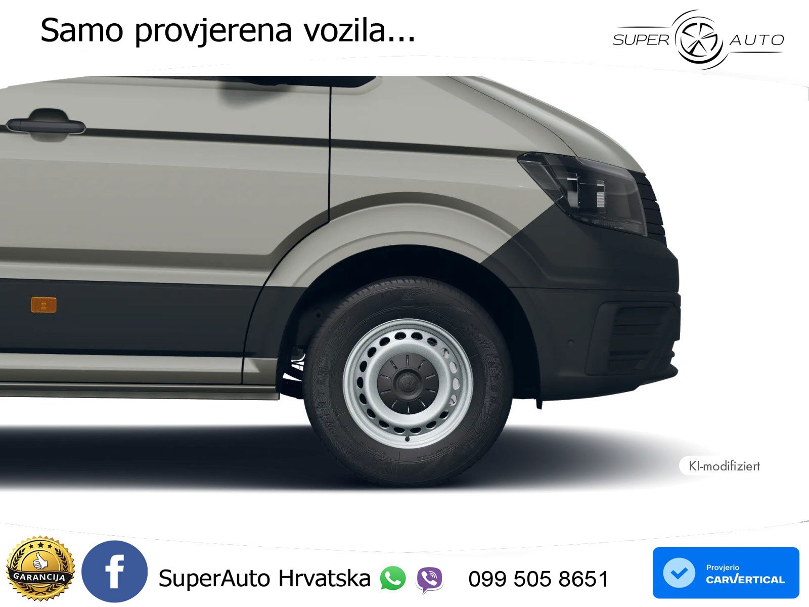 Volkswagen Crafter 35 LR 2,0l TDI L3H2 KLIMA KAM AHK 140 KS