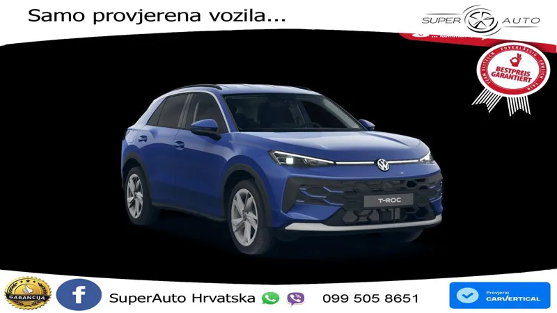 Volkswagen T-Roc 1.5 eTSI (150 KS)  DSG LED+GR SJED+ACC