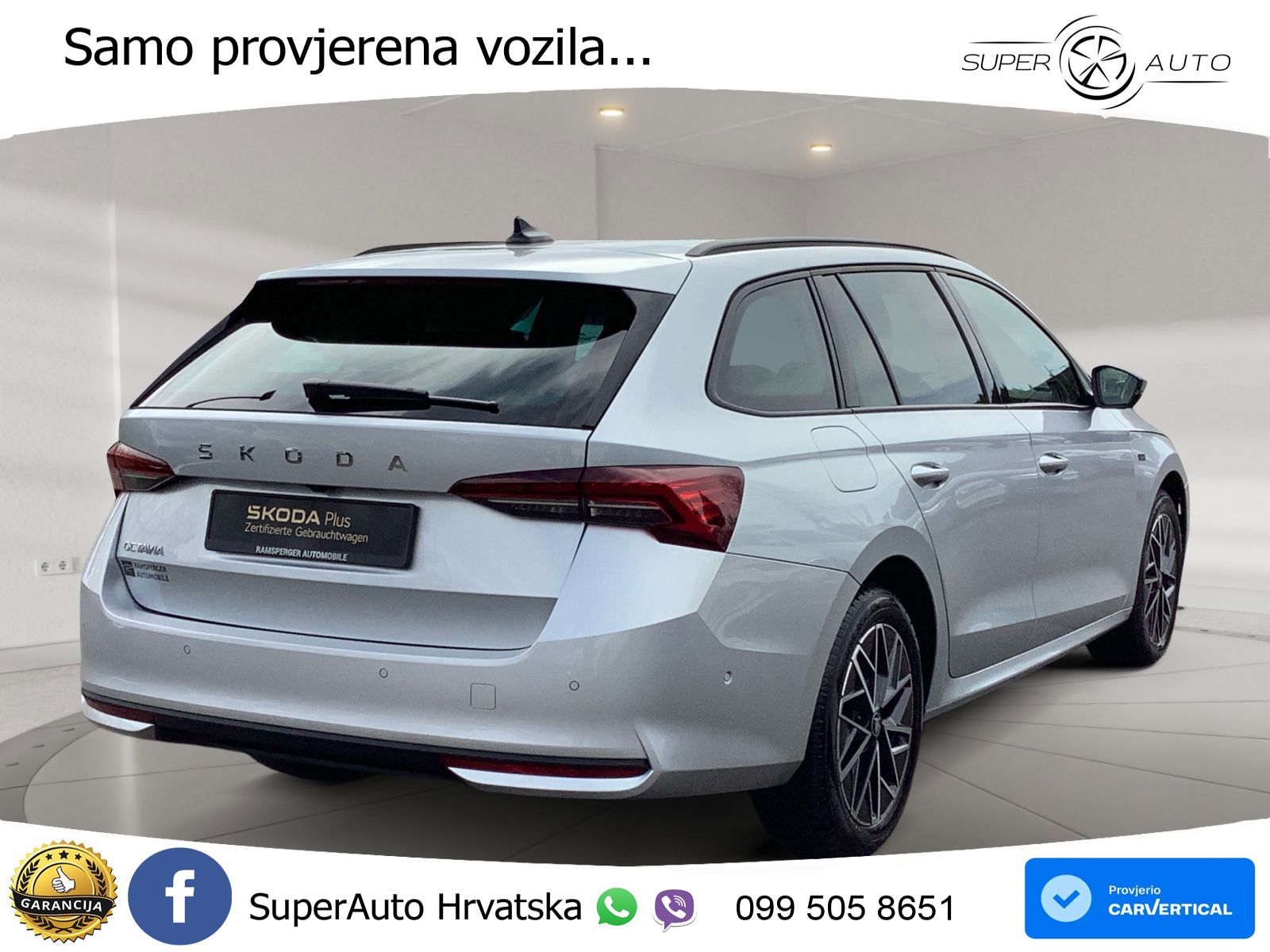 Škoda Octavia Combi 2.0 TDI (150 KS) DSG LED+GR SJED+ACC