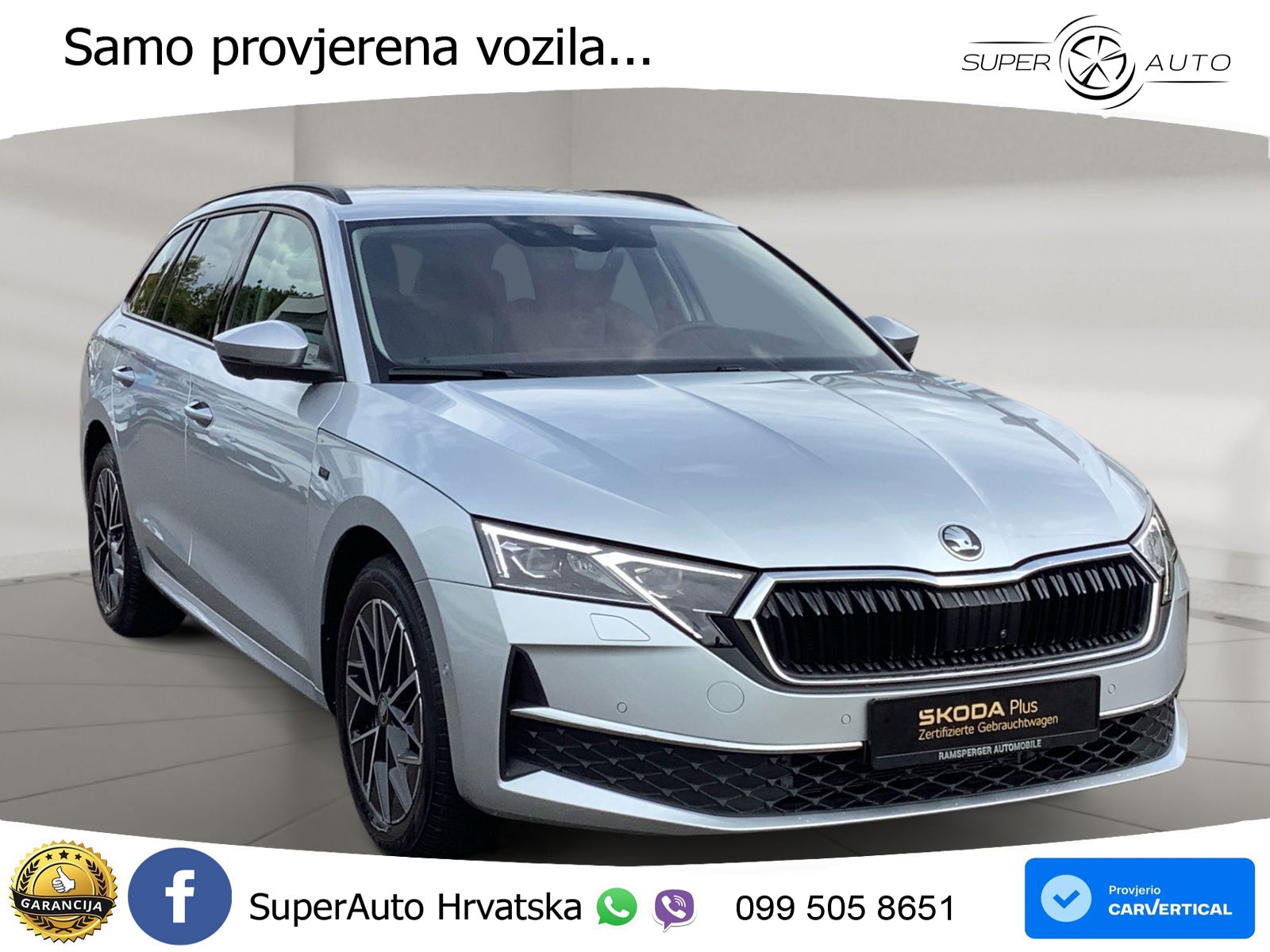 Škoda Octavia Combi 2.0 TDI (150 KS) DSG LED+GR SJED+ACC