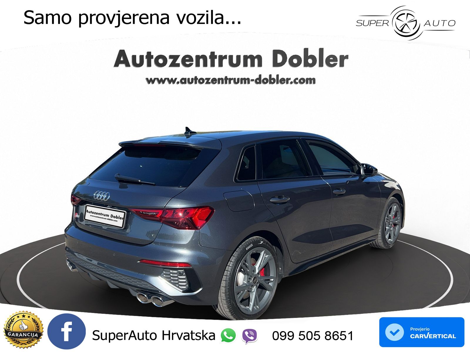 Audi S3 2.0 TFSI (310 KS) quattro S tronic LED+GR SJED+ACC