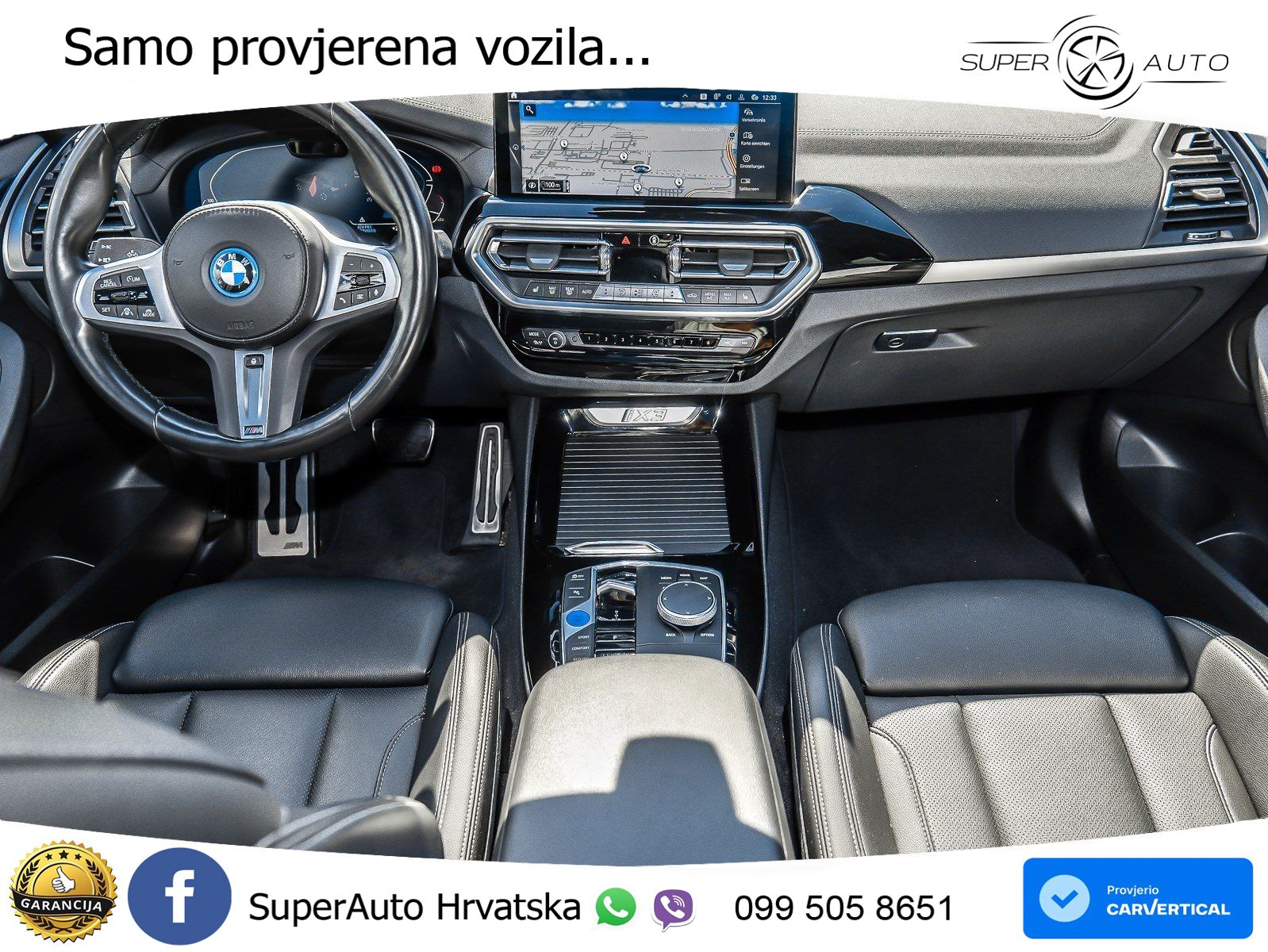 BMW iX3 80 kWh (286 KS) M Sport LED+GR SJED+ACC