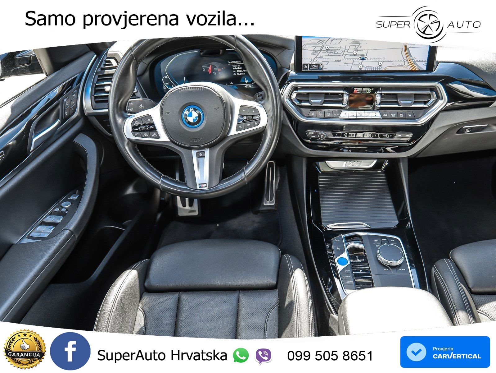 BMW iX3 80 kWh (286 KS) M Sport LED+GR SJED+ACC