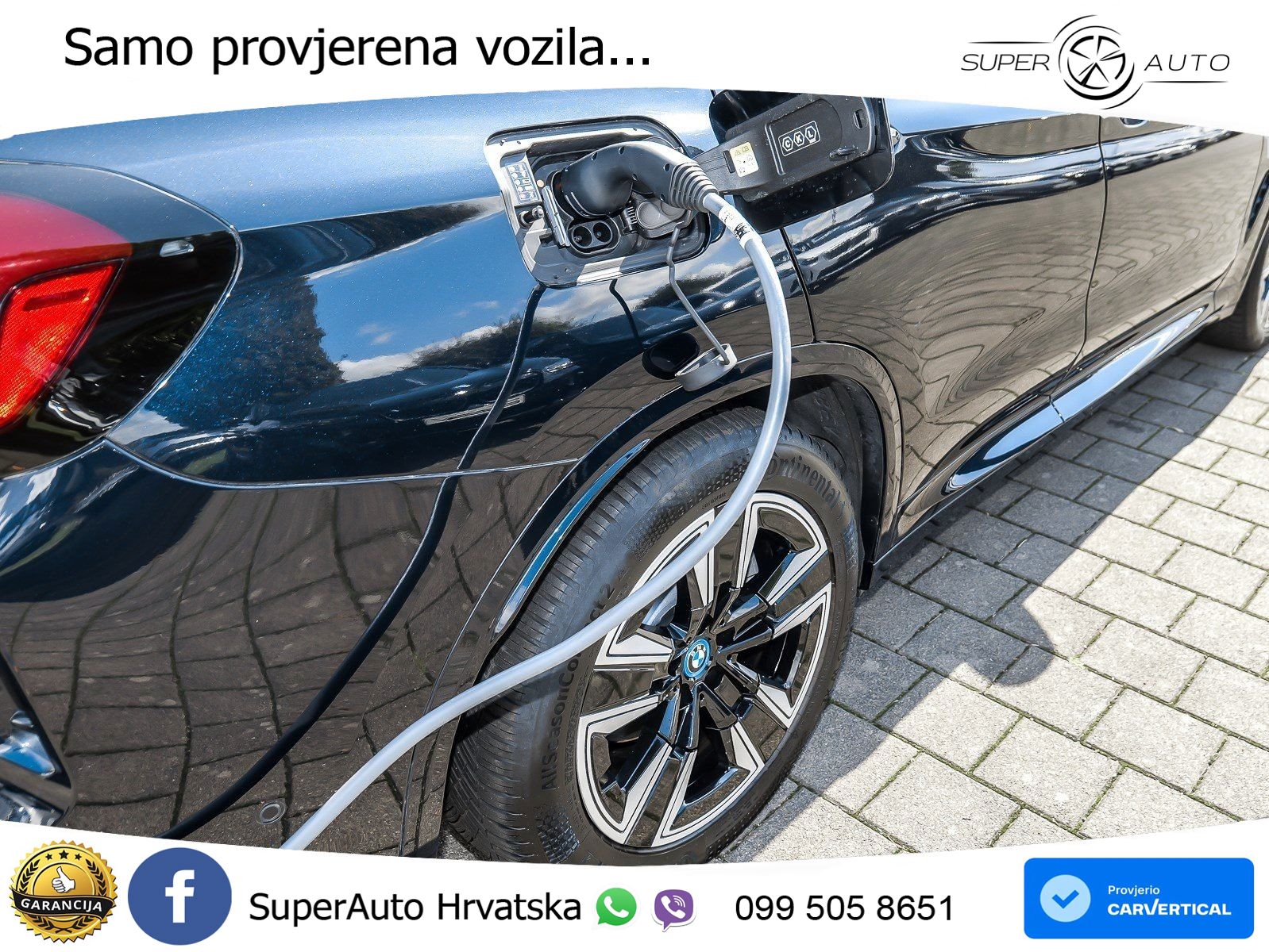 BMW iX3 80 kWh (286 KS) M Sport LED+GR SJED+ACC