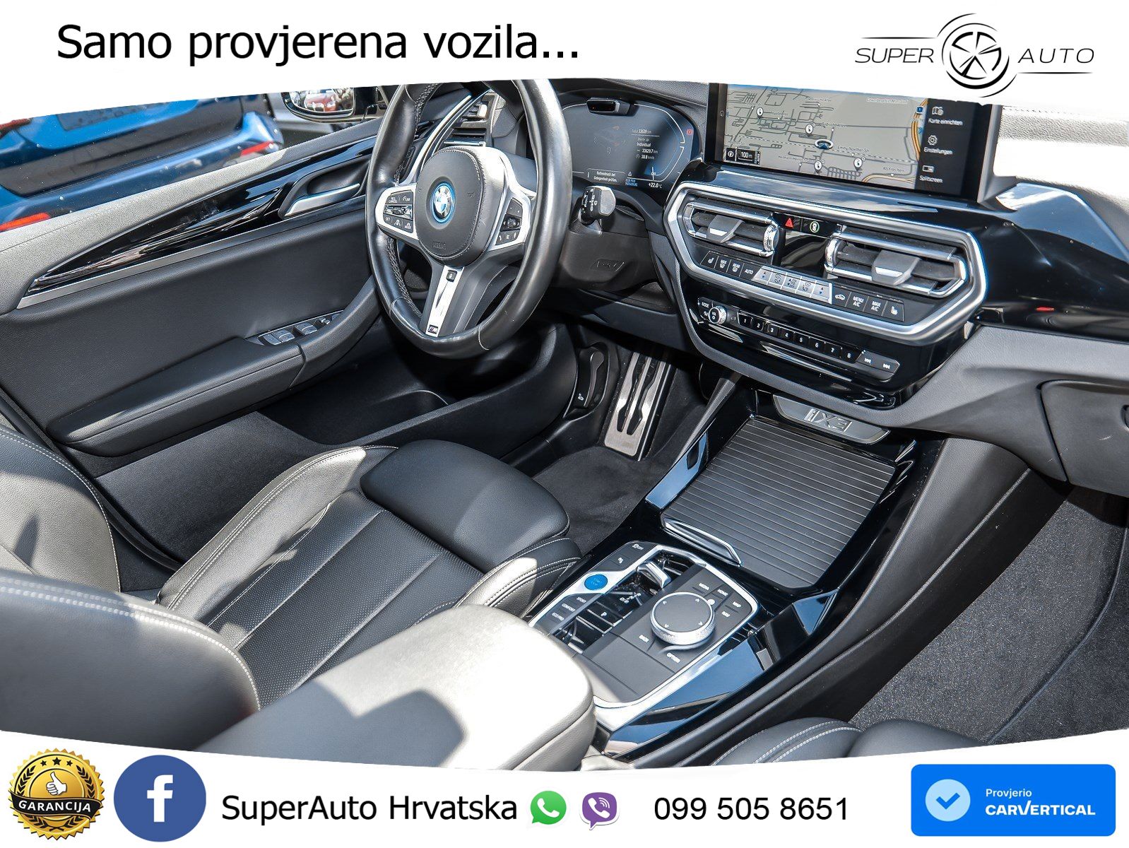 BMW iX3 80 kWh (286 KS) M Sport LED+GR SJED+ACC